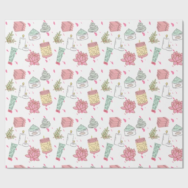 Papel De Presente Tema de Spa (Aberto)