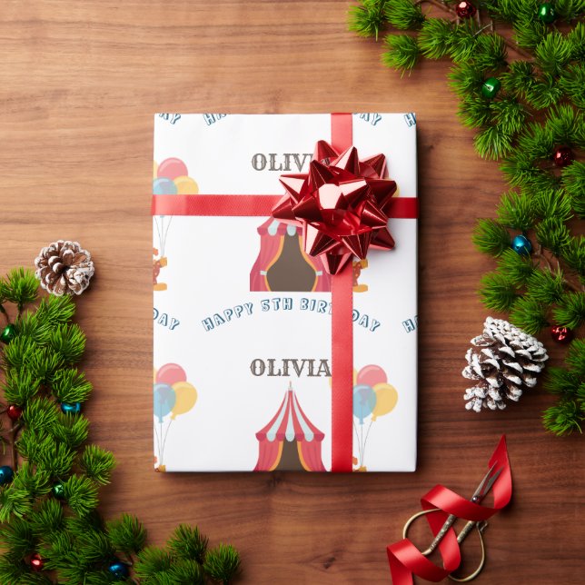 Papel De Presente TEMA MAIOR DO Circo 5 (Presente de Natal)