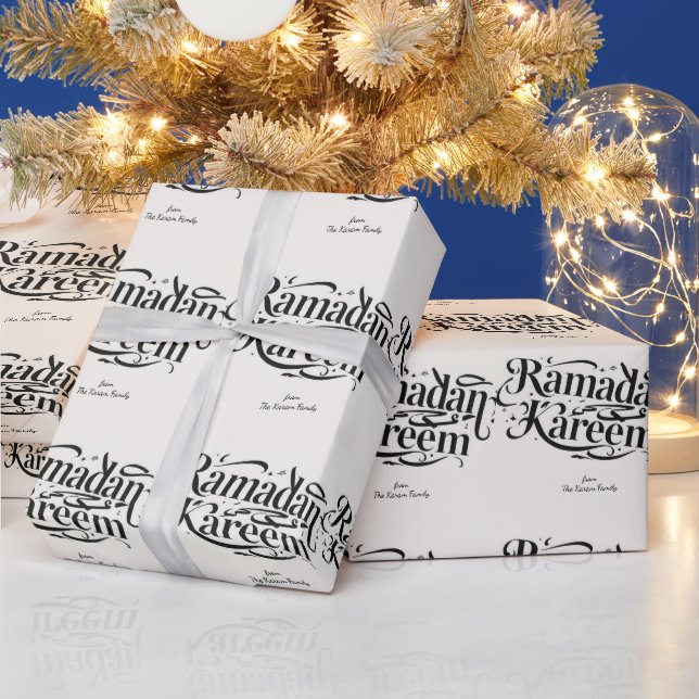 Papel de presente tema Ramadan Kareem para celebra (Feriados)