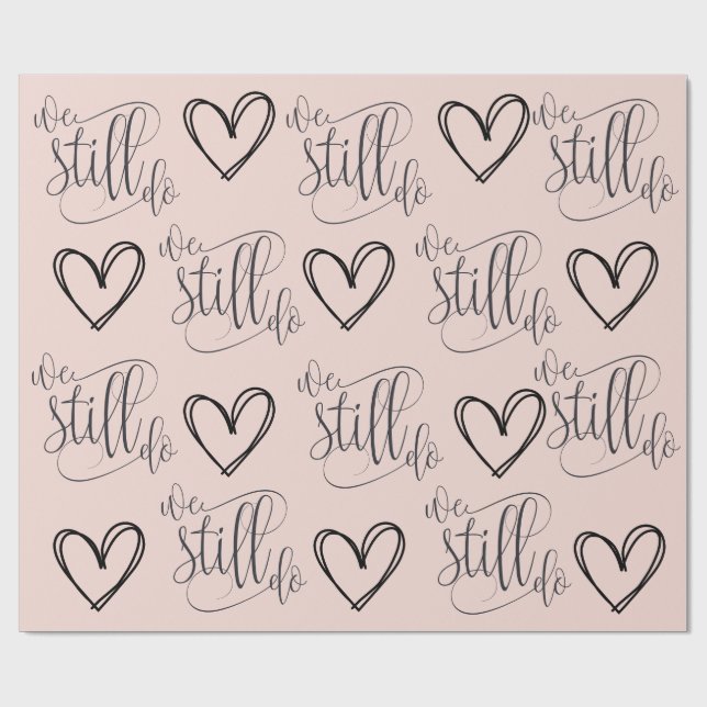 Papel De Presente Tema Rosa de Aniversário (Aberto)