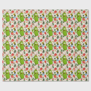 Papel De Presente Temo de Natal da Pickleball