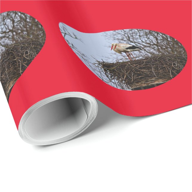 Papel De Presente Tempestade no ninho (Ponta do rolo)