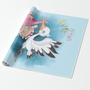 Papel De Presente Tempestades   Moscas Livres Presente De Bebê Cute