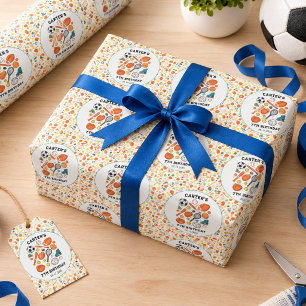 Papel De Presente Tempo de Jogo Esportivo Aniversário de Todas as Es