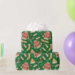 Papel De Presente Tempo de Suéteres de Natal Feios e Bonitos de Inve