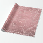 Papel De Presente Tendência Moderna Cor-de-Rosa Dourada Glam Marble<br><div class="desc">papel de empacotamento personalizado</div>