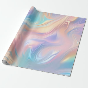 Papel De Presente Tendência pastel cor-de-rosa abstrato azul
