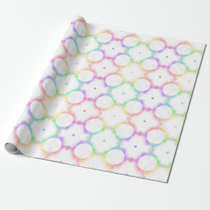 Papel De Presente Tendy Modern Colorful Elegant Modelo