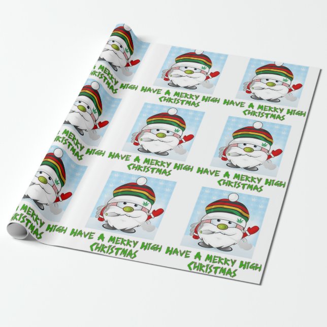Papel De Presente Tenha Uma Feliz De Natal (Desenrolado)