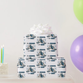 Papel De Presente Tênis Azuis Como Pai, Como Filho