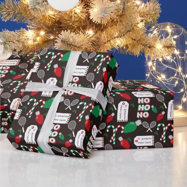 Papel De Presente Tênis de Natal Personalizado e Papel de Enrolament (Feriados)