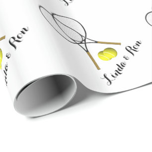 Papel De Presente Tênis duplica a adição de nomes ou texto branco