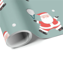 Papel De Presente Tennis Christmas Wrapping Paper