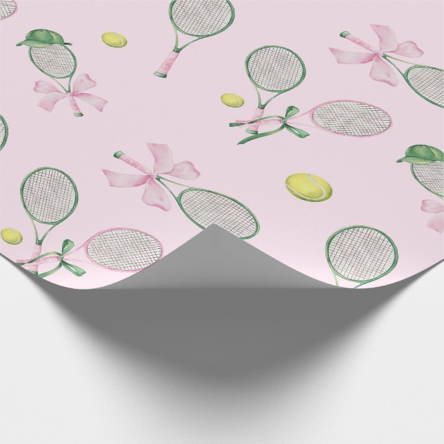 Papel De Presente Tennis Coquette Bow Pink Gift (Ponta)