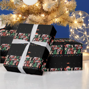 Papel De Presente Terapia Ocupacional de Natal Muito Alegre OT Natal