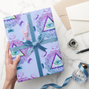 Papel De Presente Terceiro Olho Todos Vendo Copo De Café