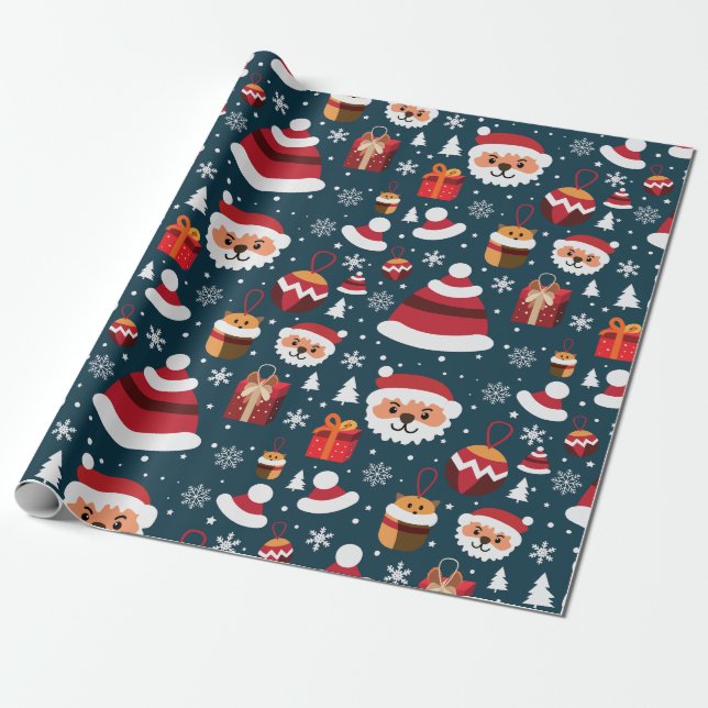 Papel De Presente Terra de Natal (Desenrolado)