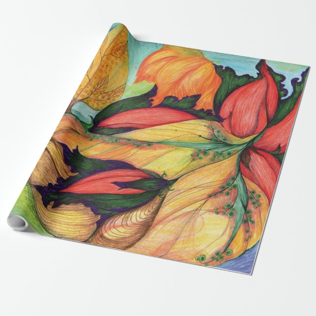 Papel De Presente Terra dos sonhos (Desenrolado)