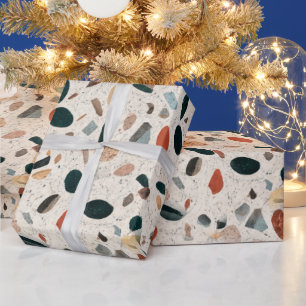 Papel De Presente Terrazzo Pattern
