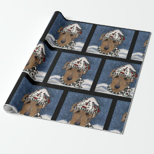 PAPEL DE PRESENTE TERRIERES AIREDALE