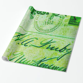 Papel De Presente Teste padrão abstrato do vintage