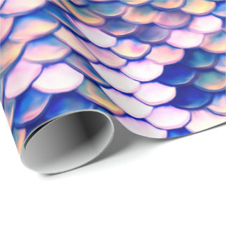 Papel De Presente Teste padrão cor-de-rosa da pele da sereia