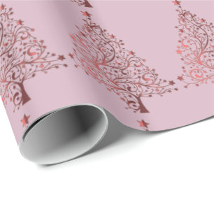 Papel De Presente Teste padrão cor-de-rosa macio decorativo da