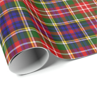 Papel De Presente Teste padrão da xadrez de Tartan de Christie do