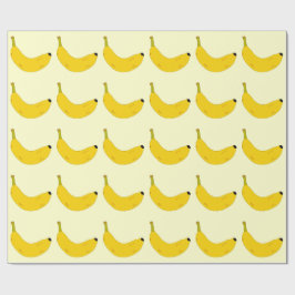 PAPEL DE PRESENTE TESTE PADRÃO DAS BANANAS DO ESTILO DO POP ART