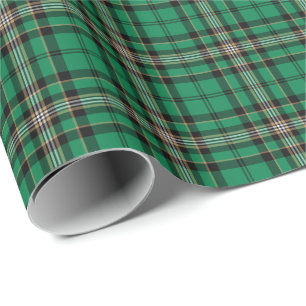 Papel De Presente Teste padrão desportivo verde, preto, e Dourado d