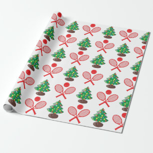 Papel De Presente Teste padrão do tênis do Natal