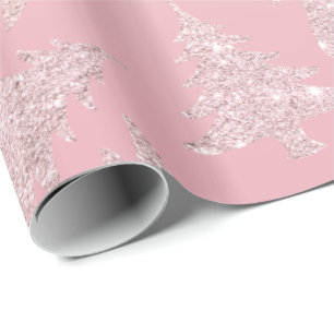 Papel De Presente Teste padrão Dourado cor-de-rosa elegante da