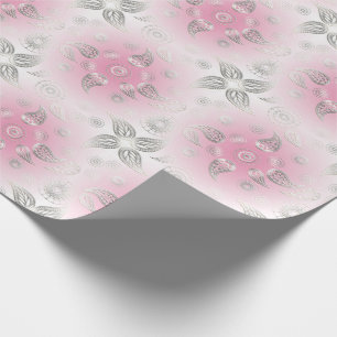 Papel De Presente Teste padrão étnico de Paisley Boho