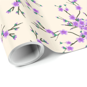 Papel De Presente teste padrão floral do primavera