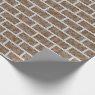Papel De Presente Teste padrão inspirado de 8 bits da parede de