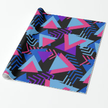 Teste padrão roxo, azul, cor-de-rosa brilhante do