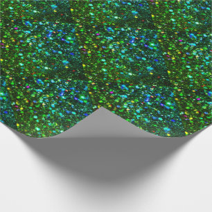 Papel De Presente Teste padrão Sparkly do brilho - Natal