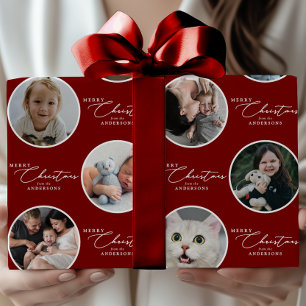 Papel De Presente Texto Personalizado de Feliz Natal 28 Foto