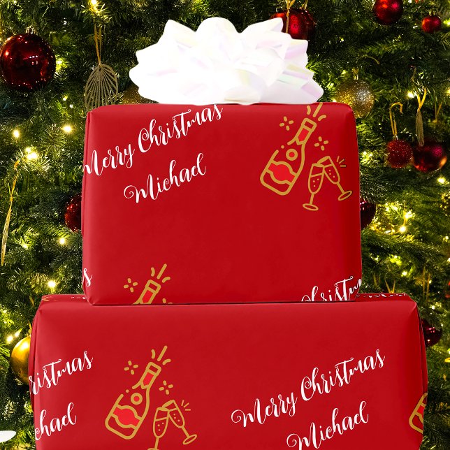 Papel De Presente Texto Personalizado Personalizado Do Vidro Do Fras (Criador carregado)