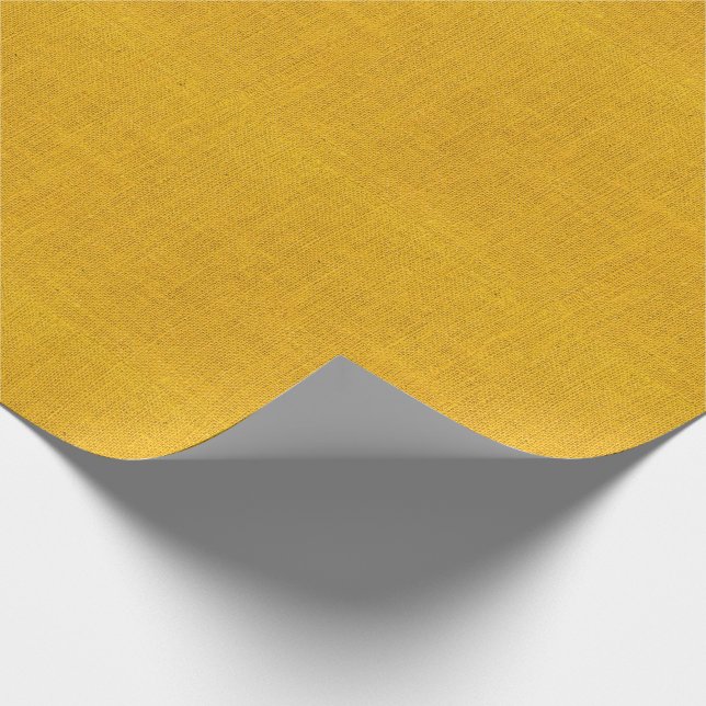 Papel De Presente Textura amarela de serapilheira (Ponta)