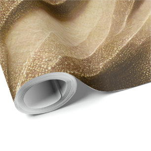 Papel De Presente Textura Brilho Glitter Dourado Padrão