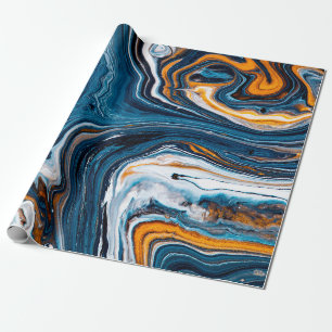 Papel De Presente Textura de arte fluida. Fundo com mistura de abstr