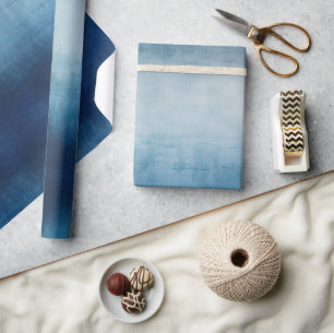 Papel De Presente Textura de Cinza Azul