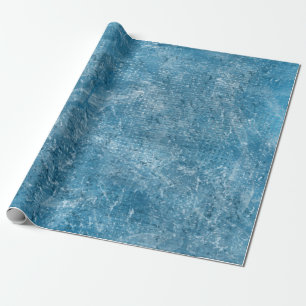 Papel De Presente Textura de oceano azul aquarela