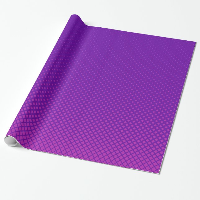 Papel De Presente Textura de padrão de diamante roxo e rosa (Desenrolado)