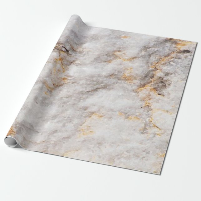 Papel De Presente Textura de pedra de granito de mármore legal (Desenrolado)