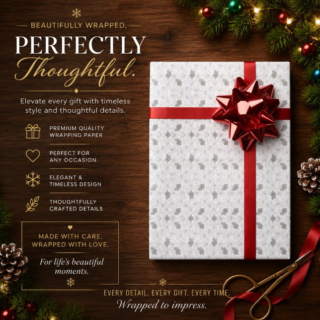 Papel De Presente Textura de Sobreposição de Grade – Design Minimali (Criador carregado)