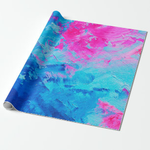 Papel De Presente Textura de tinta de óleo de abstrato na canvas, f