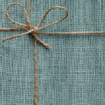 Papel De Presente Textura Realista Simples Textura Rústica Sage Verd<br><div class="desc">Padrão simples e rústico do estilo de burlap. Por favor,  note que não há uma pá real usada nesta design,  é uma fotografia editada digitalmente.</div>