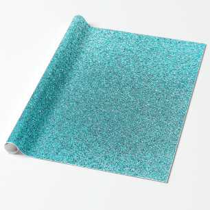 Papel De Presente Textura Sparkle Azul Azul de Cor de Falso Azul bri